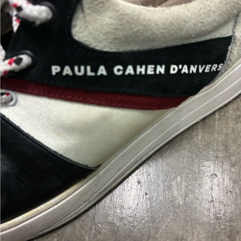 Rare and Unique Paula Cahen D’Anvers Suede Sneakers.